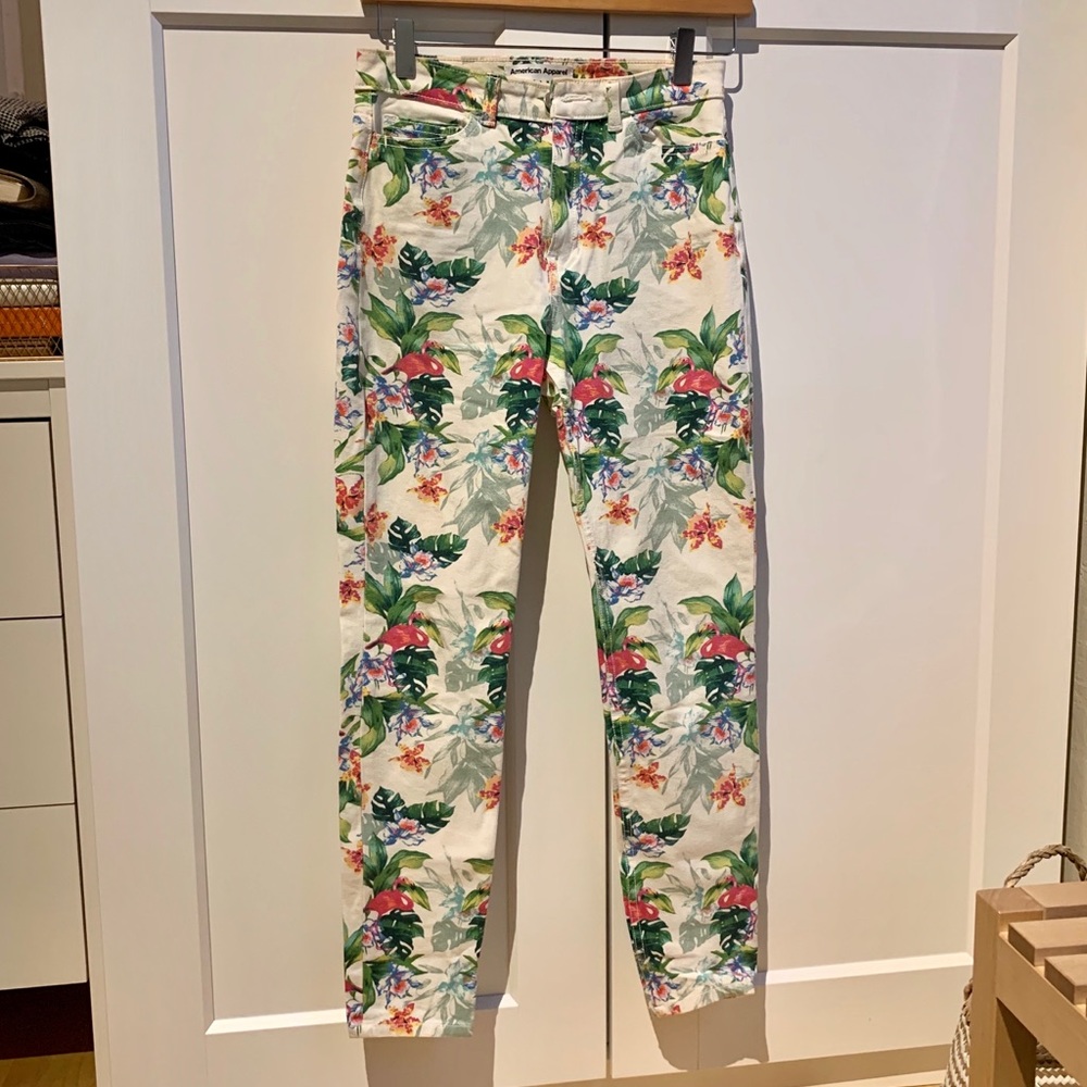 American Apparel Flamingo High Rise Jeans